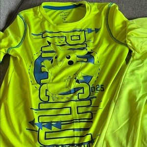 Jumping Beans Neon Pikachu Kids Tee - Yellow and Blue